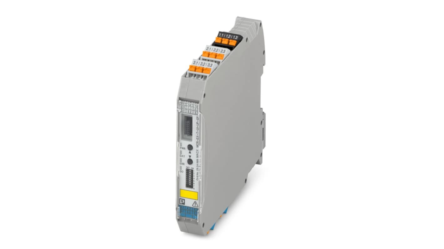 Phoenix Contact MACX MCR Series Signal Conditioner, RTD, Potentiometer, Thermocouple, Voltage Input, Current Output,