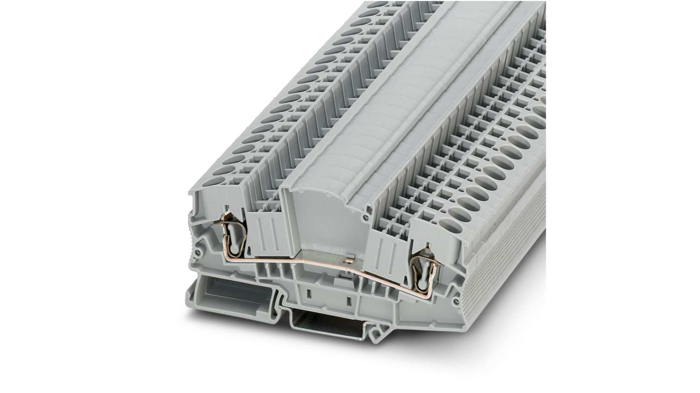 Phoenix Contact 3035713 STMED 6 Series Grey, 10mm², Spring Cage Termination