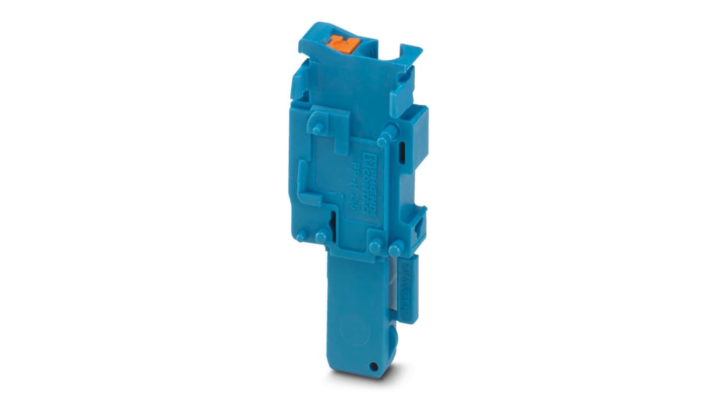 Phoenix Contact 3210130 5/1-R BU, PP-H 2 Series Blue, 4mm², Push In Termination