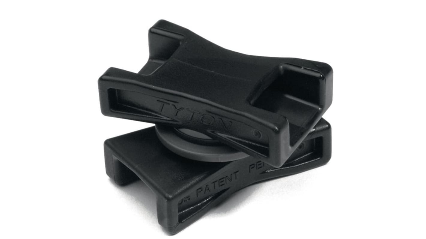 HellermannTyton Black Polyamide 6.6 Mount, 152mm Max. Bundle