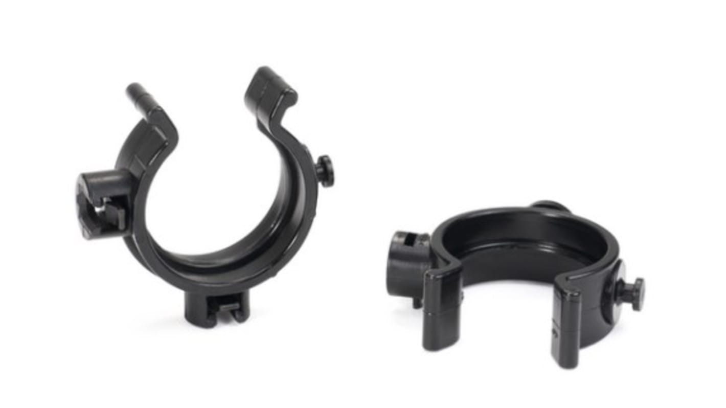 HellermannTyton Black Polyamide Fixing Clip, 20mm Max. Bundle