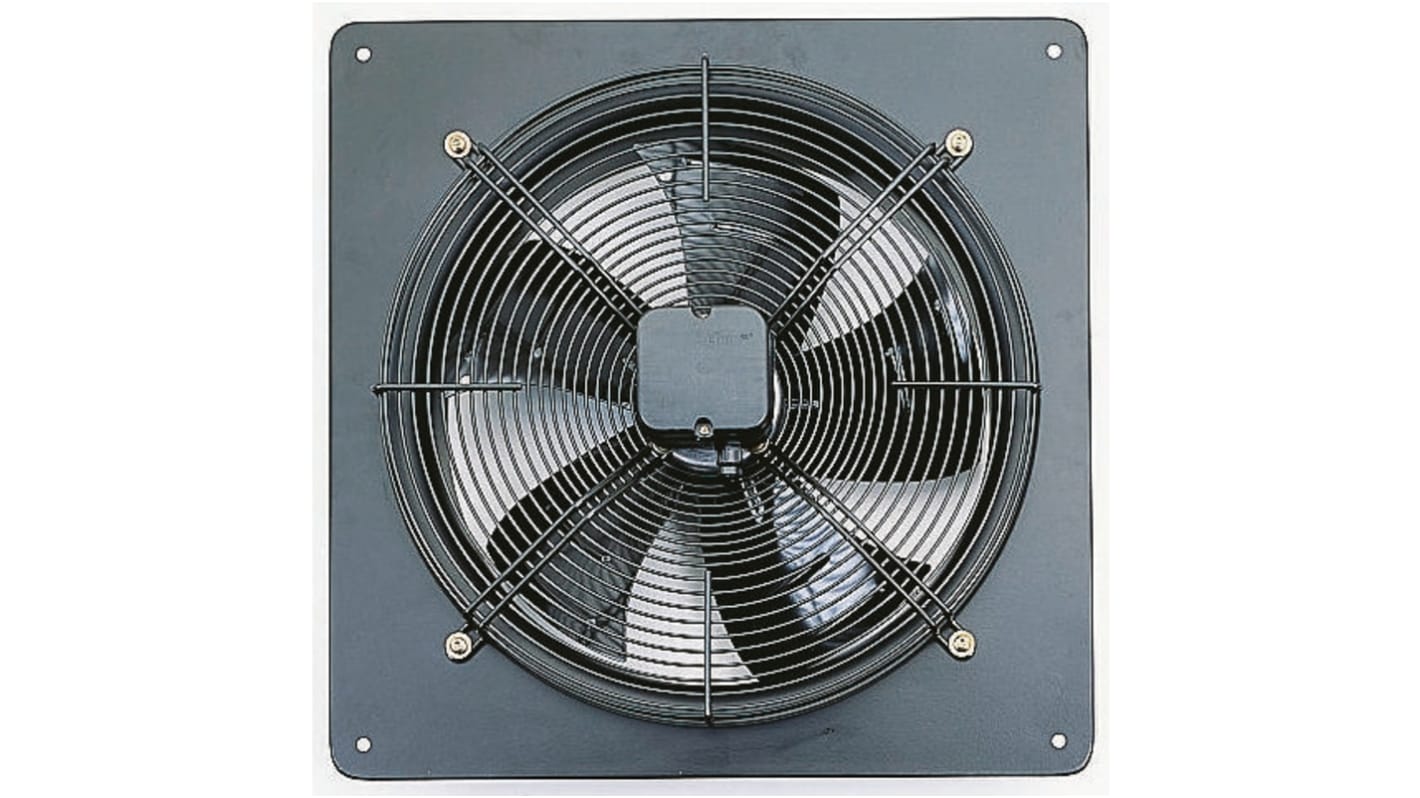 ebm-papst W4S250-DI02-06 S Series Plate Fan, 1000m³/h, 54dB(A), Duct Size 250mm