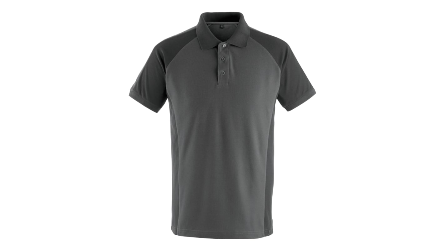 Mascot Workwear BOTTROP Anthracite Cotton, Polyester Polo Shirt, UK- M, EUR- M