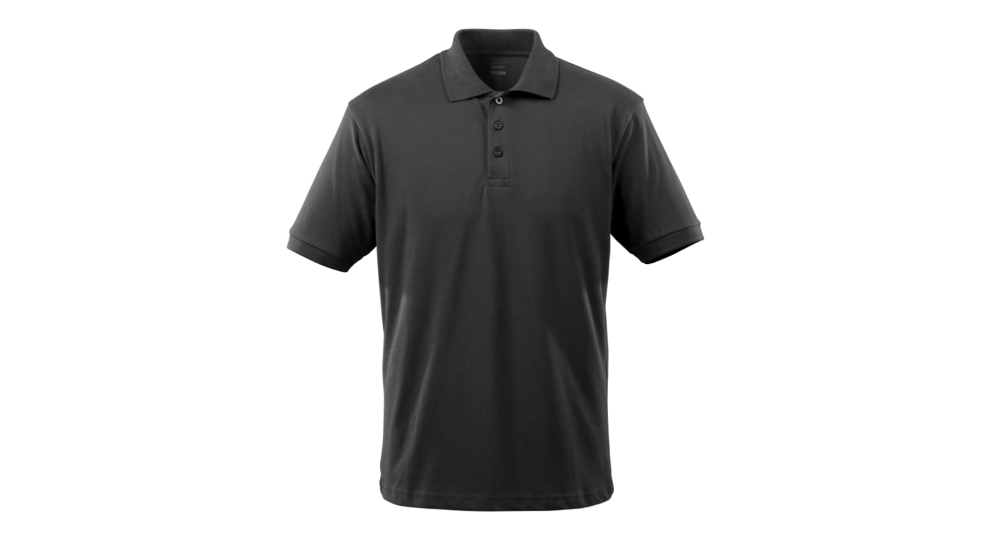 Mascot Workwear BANDOL Black Cotton, Elastane Polo Shirt, UK- M, EUR- M