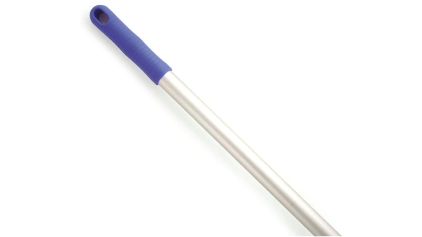 RS PRO Blue Aluminium Mop Handle, 1.4m, for use with RS PRO Mop & Brush Heads