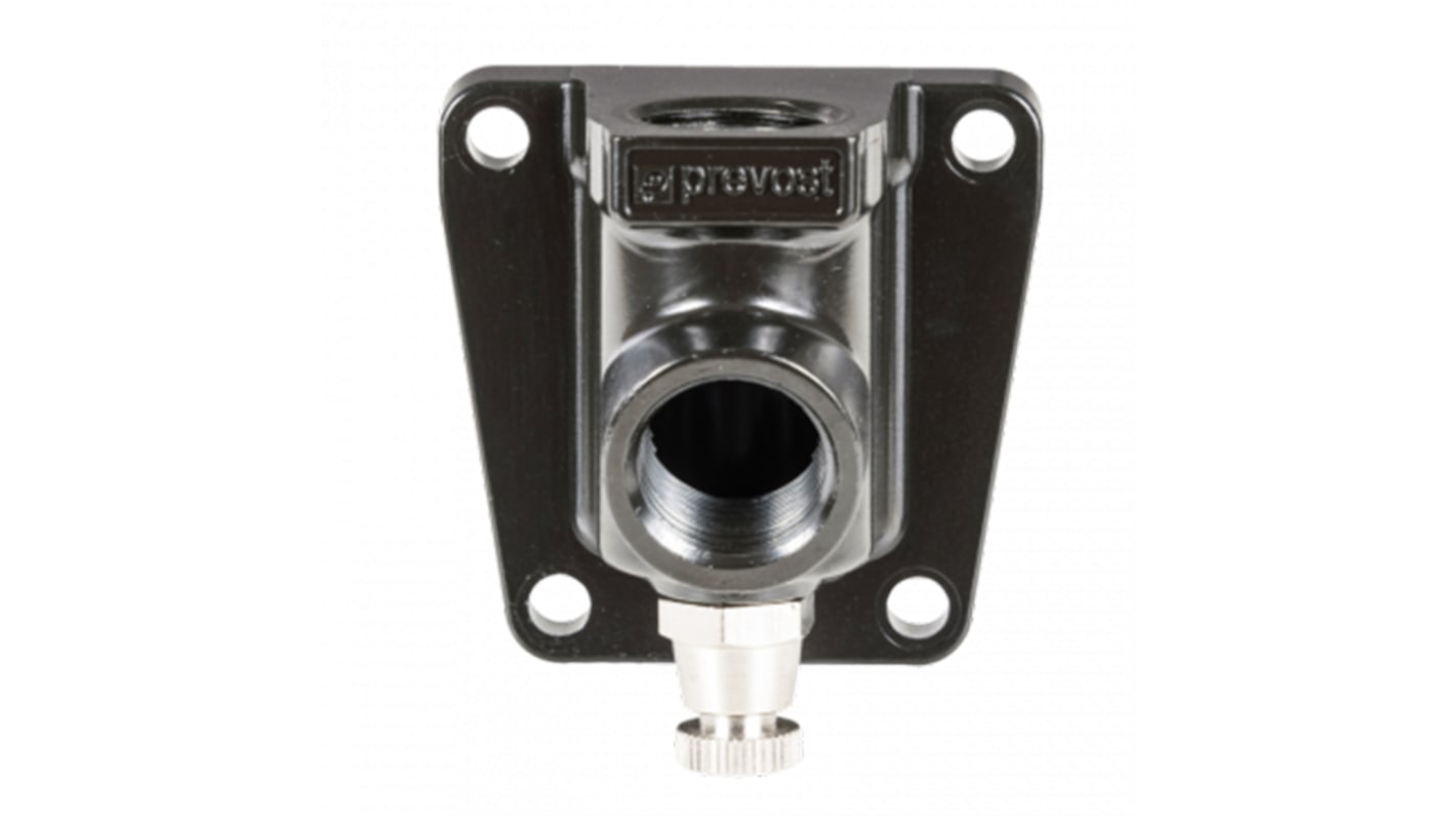 PREVOST FEMALE THREAD SINGLE WALL BRACKET