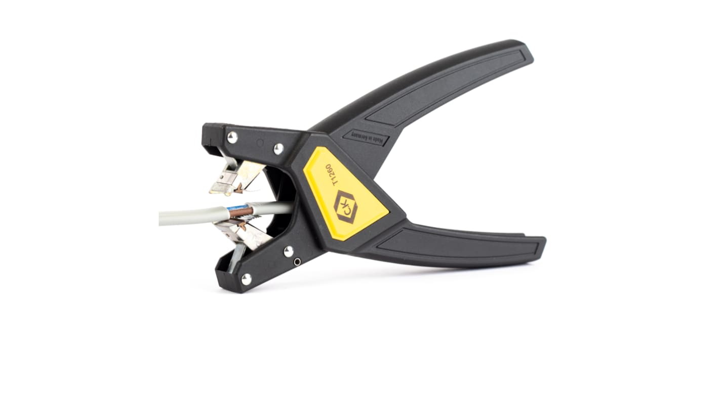 CK T1260 Series Wire Stripper, 0.75mm Min, 2.5mm Max, 165 mm Overall