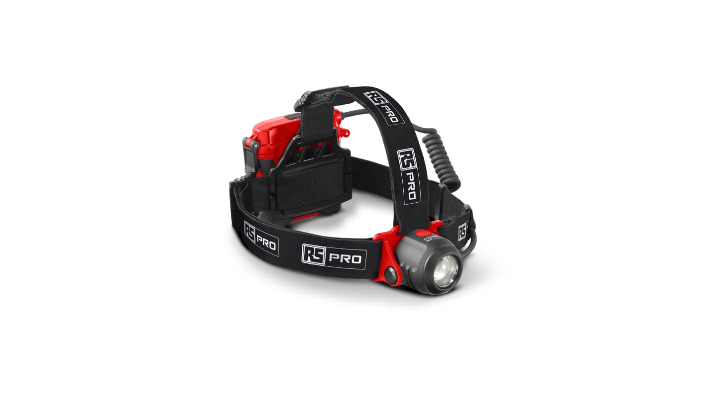 RS PRO LED充电头灯, 815 lm, 锂聚合物电池