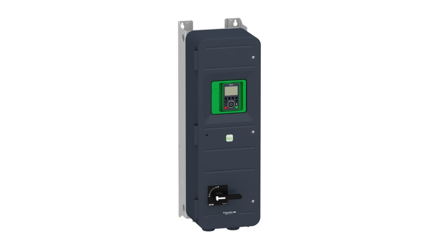 Variador de velocidad Schneider Electric serie Altivar, 30 kW, 480 V, 3 fases, 45,9 A., 500Hz, IP55, Modbus serie