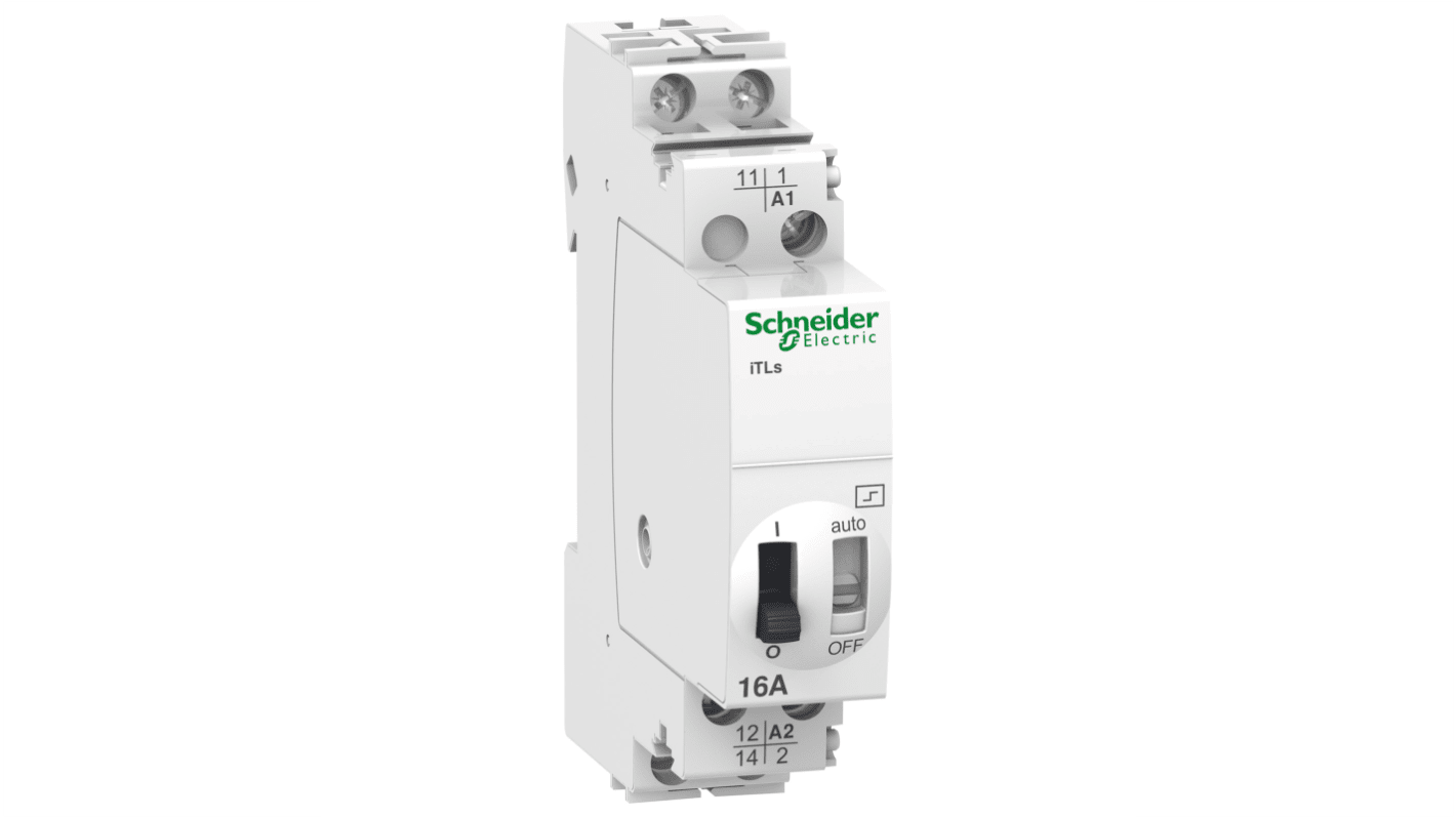 Schneider Electric DIN Rail Power Relay, 110 V dc, 230 → 240V ac Coil, 16A Switching Current