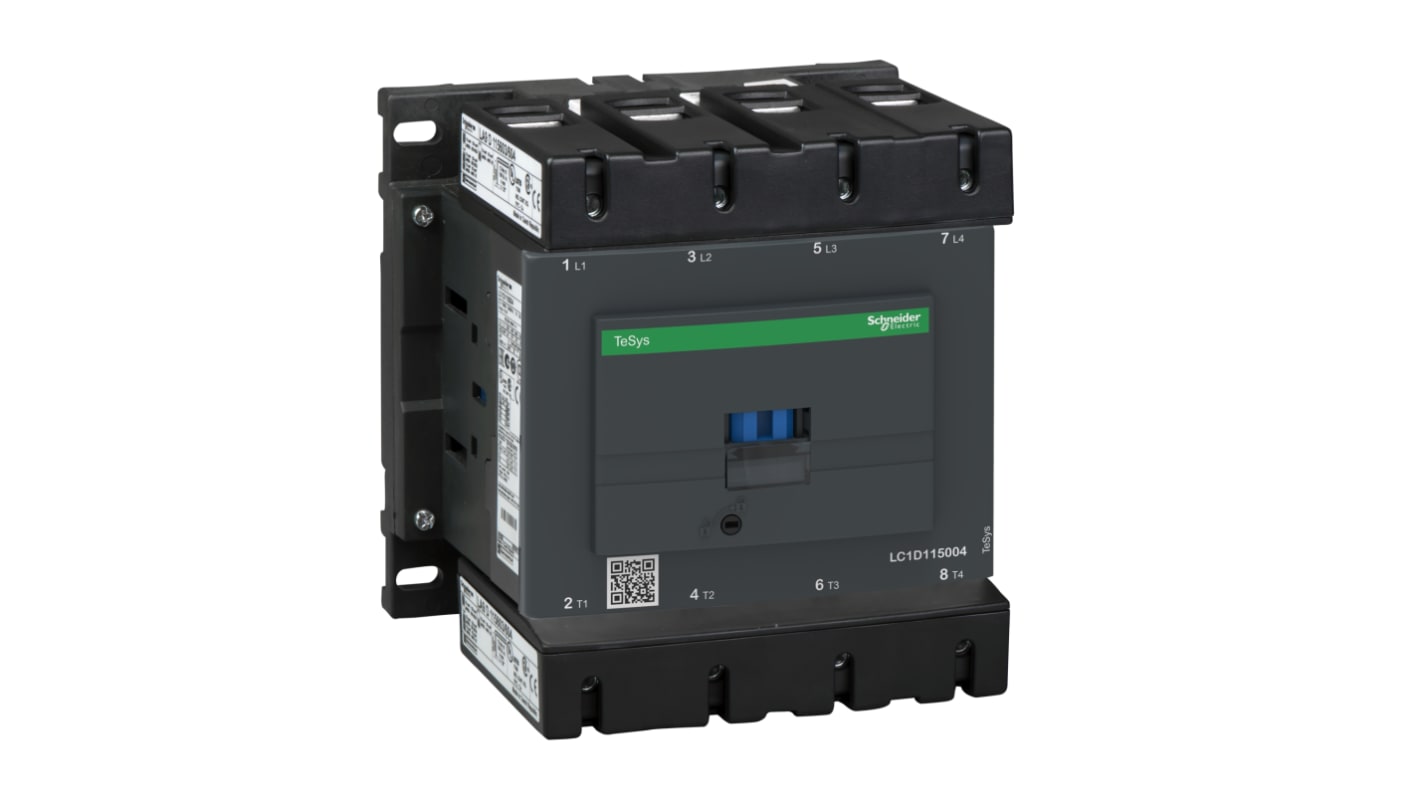 Stycznik 230 V Schneider Electric styki: 4 200 A 4NO LC1D115004P7
