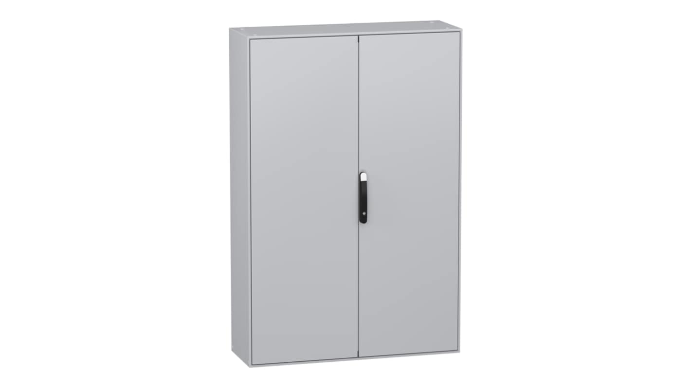 Schneider Electric PanelSeT SM Series Sheet Steel Double-Door-Door Floor Standing Enclosure, Opaque Door, IP55, 1600 x
