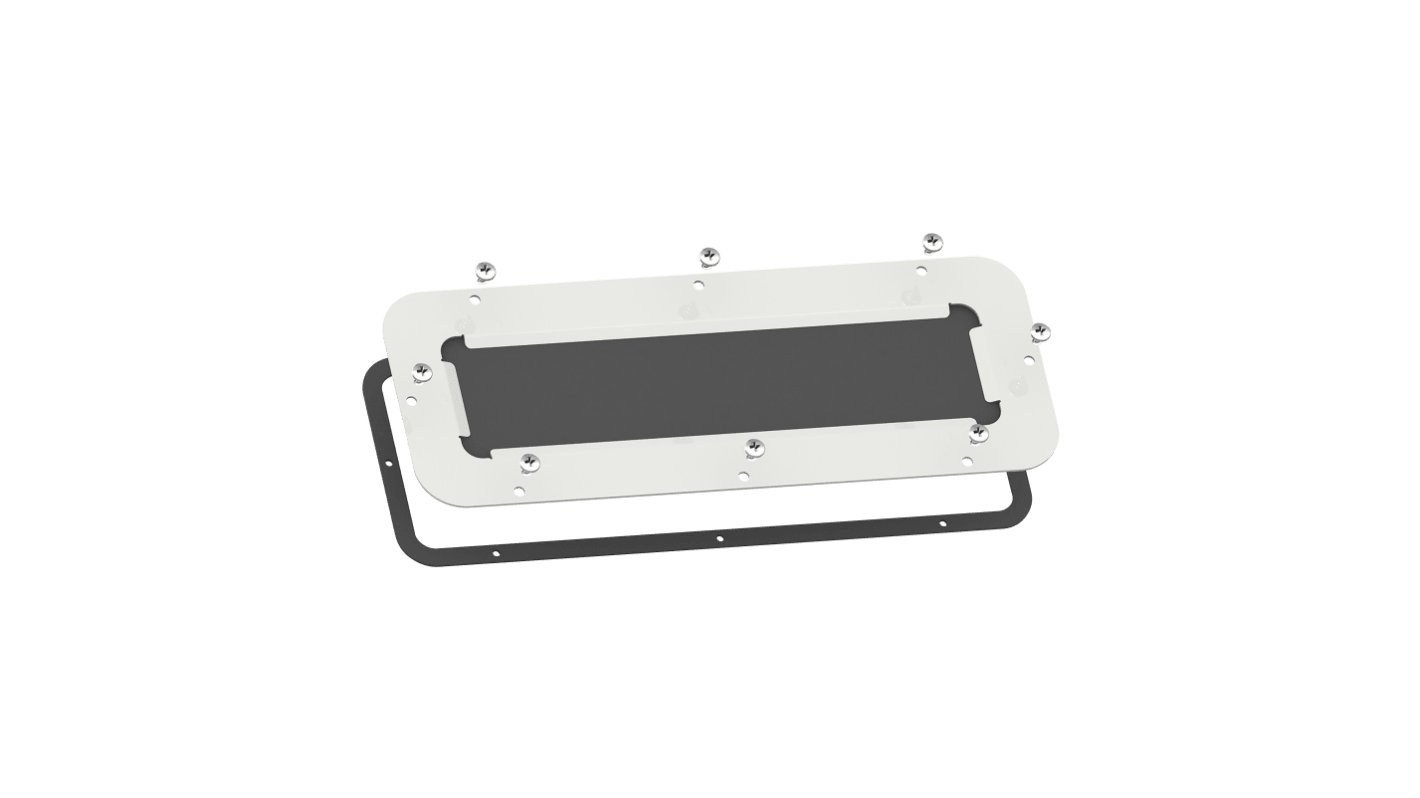 Schneider Electric PanelSeT Accessoires Series RAL 7035 Gland Plate, 30mm H, 545mm W for Use with Spacial S3D