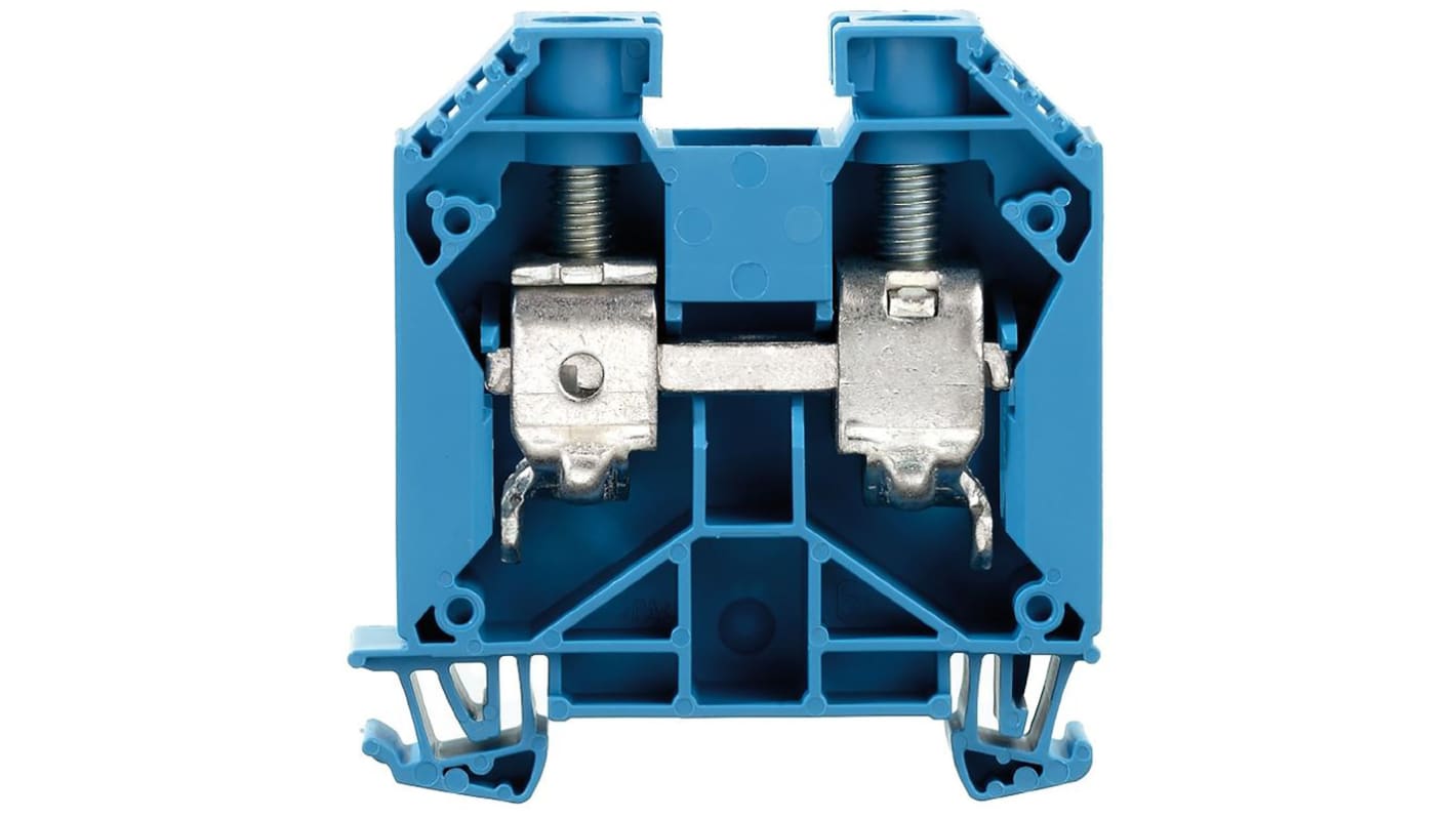Weidmuller 1020580000 WDU Series Blue, 50mm², Single-Level, Screw Termination, ATEX, IECEx