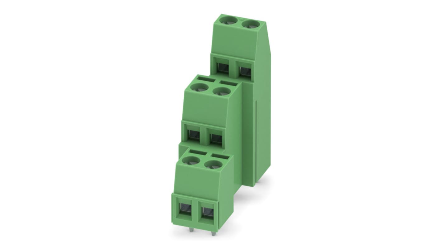 Phoenix Contact MKKDS Series PCB Terminal Block, 5.08mm Pitch, Through Hole Mount, Solder Termination