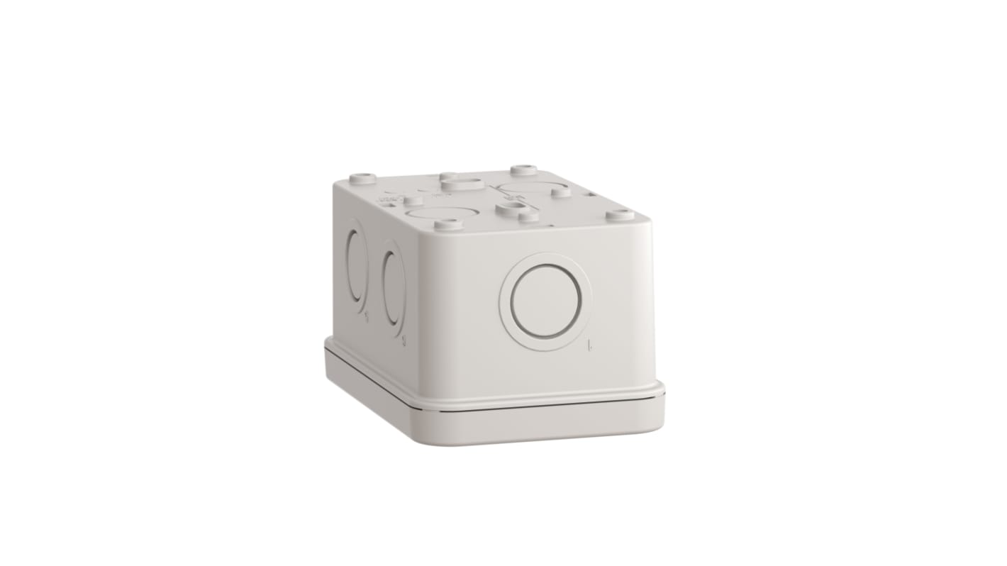 Schneider Electric Light Grey ABS XAL Control Station Enclosure - 2 Hole 22mm Diameter