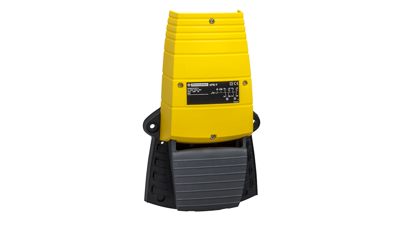 Schneider Electric Industrial Duty Momentary On-Off Foot Switch - Plastic Case Material, 1NC+1NO, 3 A, 270 mA Contact