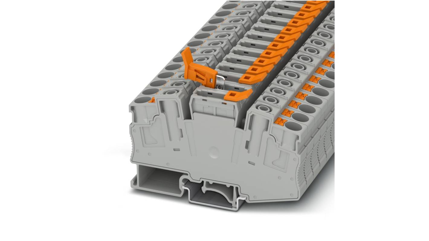 Phoenix Contact 1028591 PT 6 Series Orange, Push In Termination