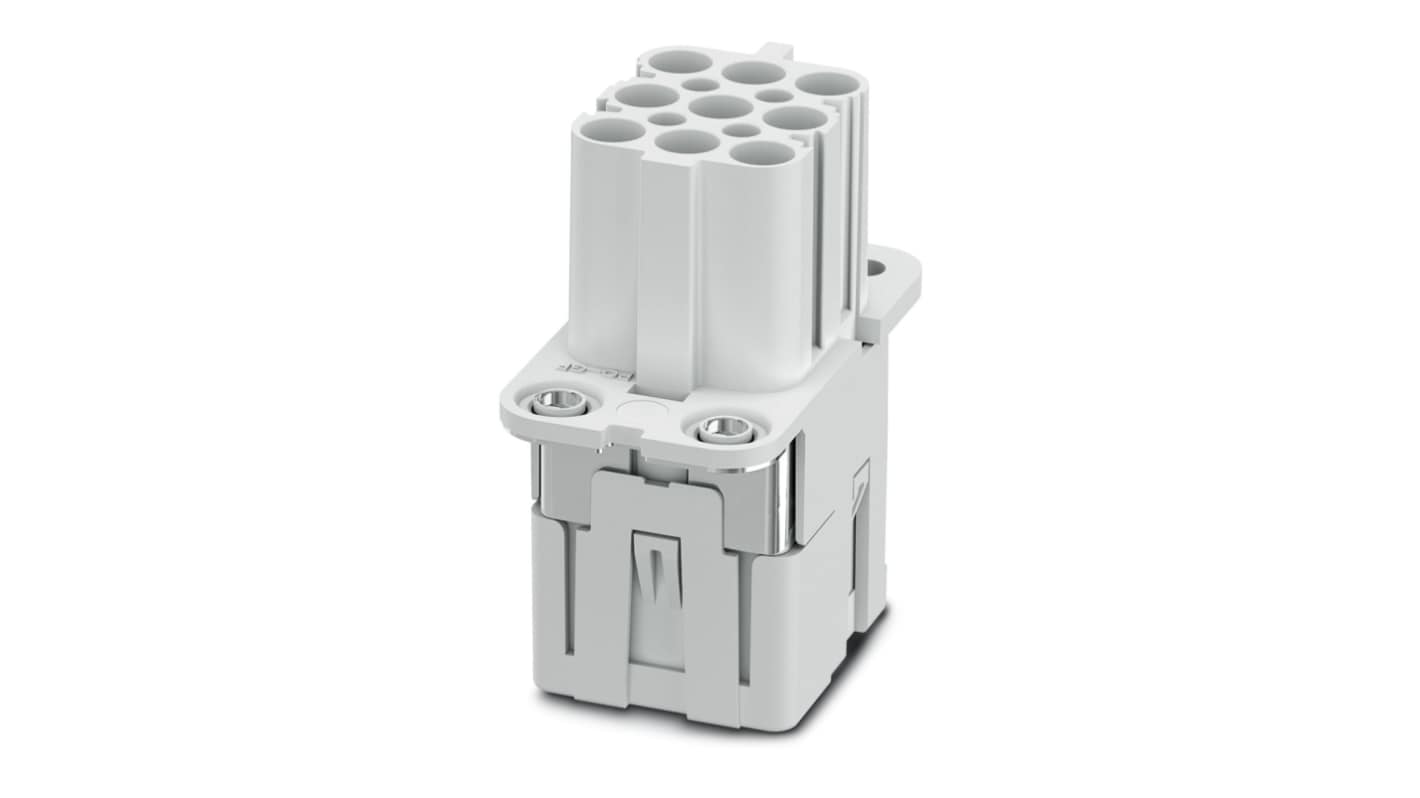 Phoenix Contact Heavy Duty Power Connector Insert, 16A, Female, HC COM Series, 8 Contacts