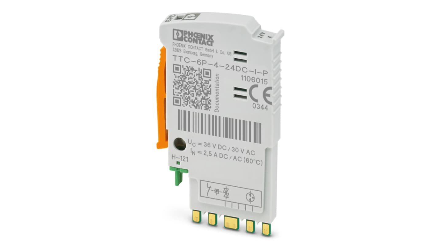 Phoenix Contact 1 Phase Industrial Surge Protector, On Base Element Mount
