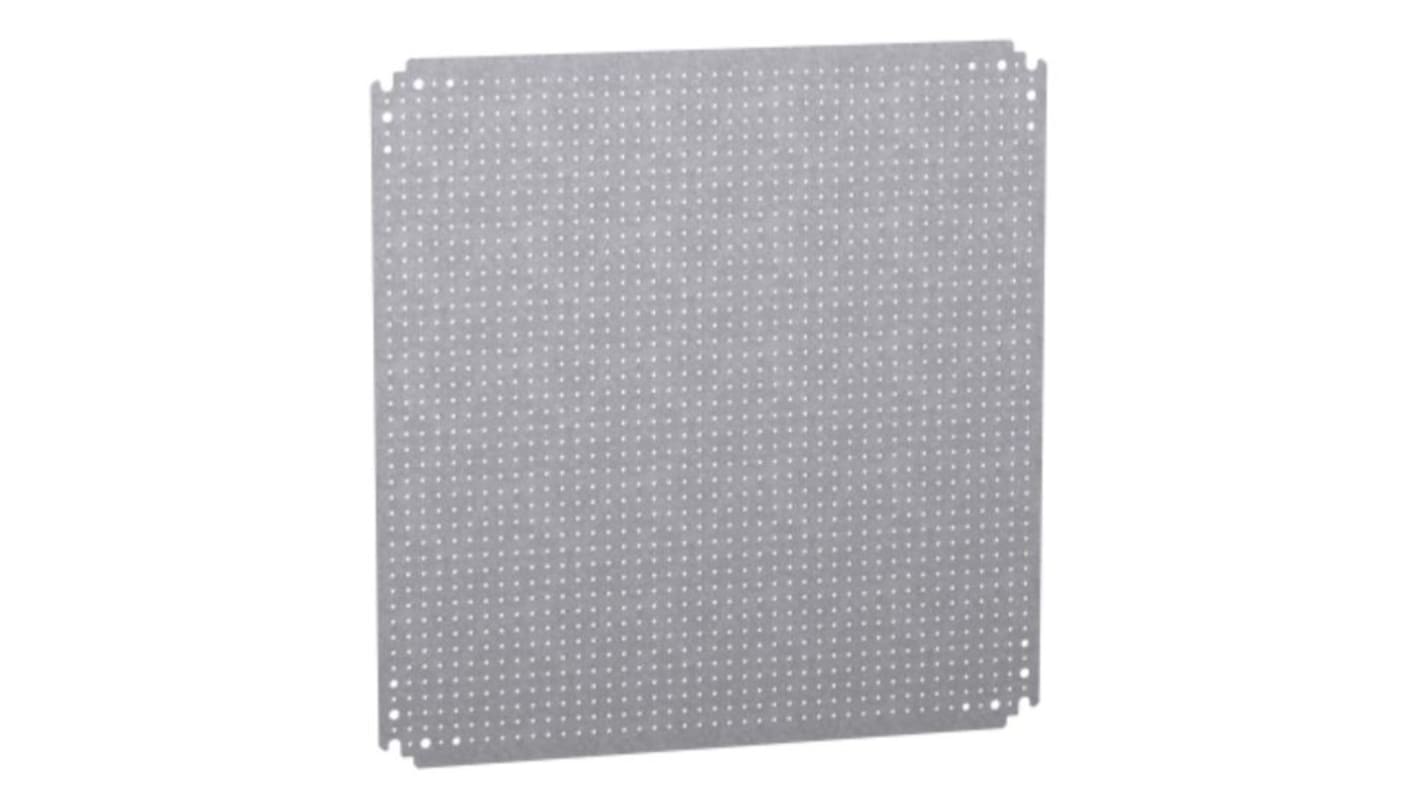 Schneider Electric PanelSeT Series Perforated Mounting Plate, 565mm H, 550mm W, 125mm L for Use with CRN, S3X, Spacial