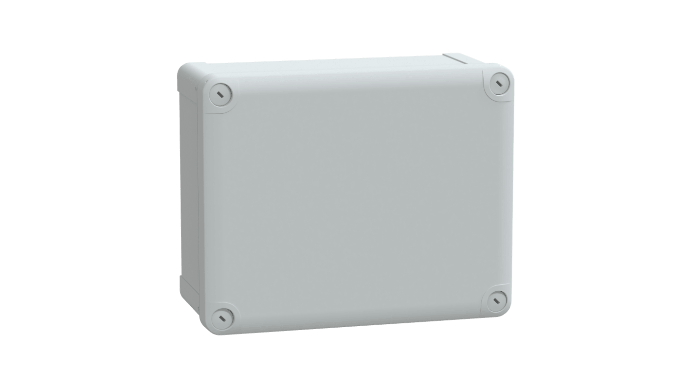 Schneider Electric PanelSeT Series Grey Polycarbonate General Purpose Enclosure, IP66, IK08, Flanged, Grey Lid, 275 x