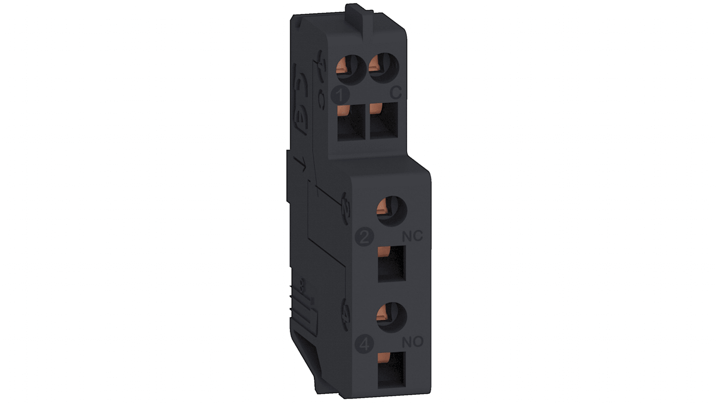 Schneider Electric Auxiliary Contact, 1NC + 1NO, Tesys Gv4Ae