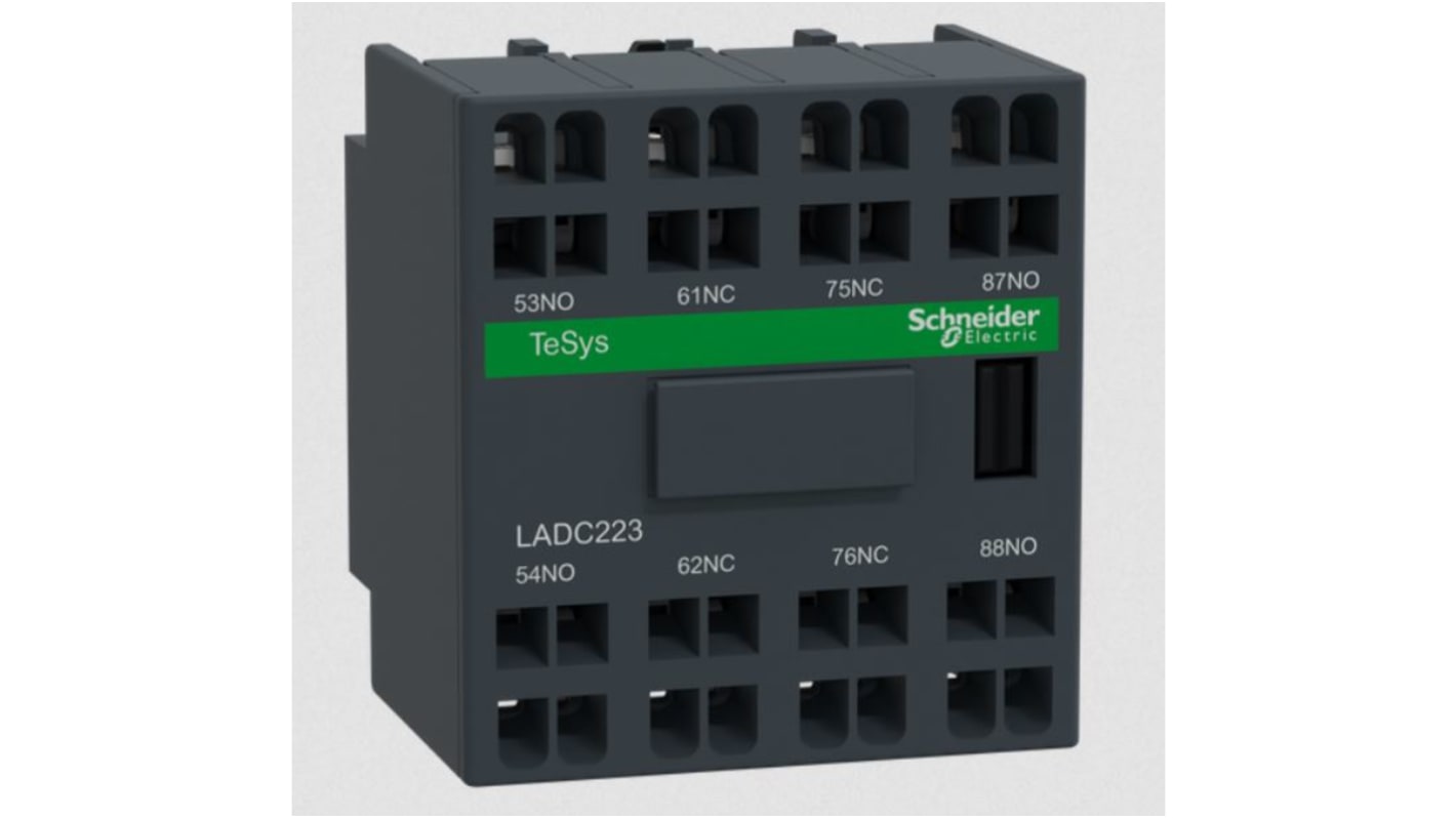Schneider Electric Auxiliary Contact Block, 2NC + 2NO, Tesys LADC