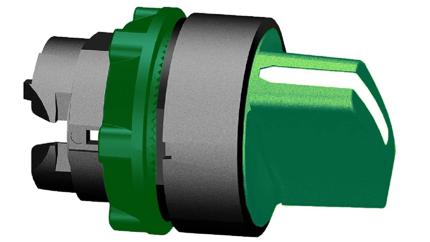 Schneider Electric ZB5 Series 2 Position Selector Switch Head, 22mm Cutout