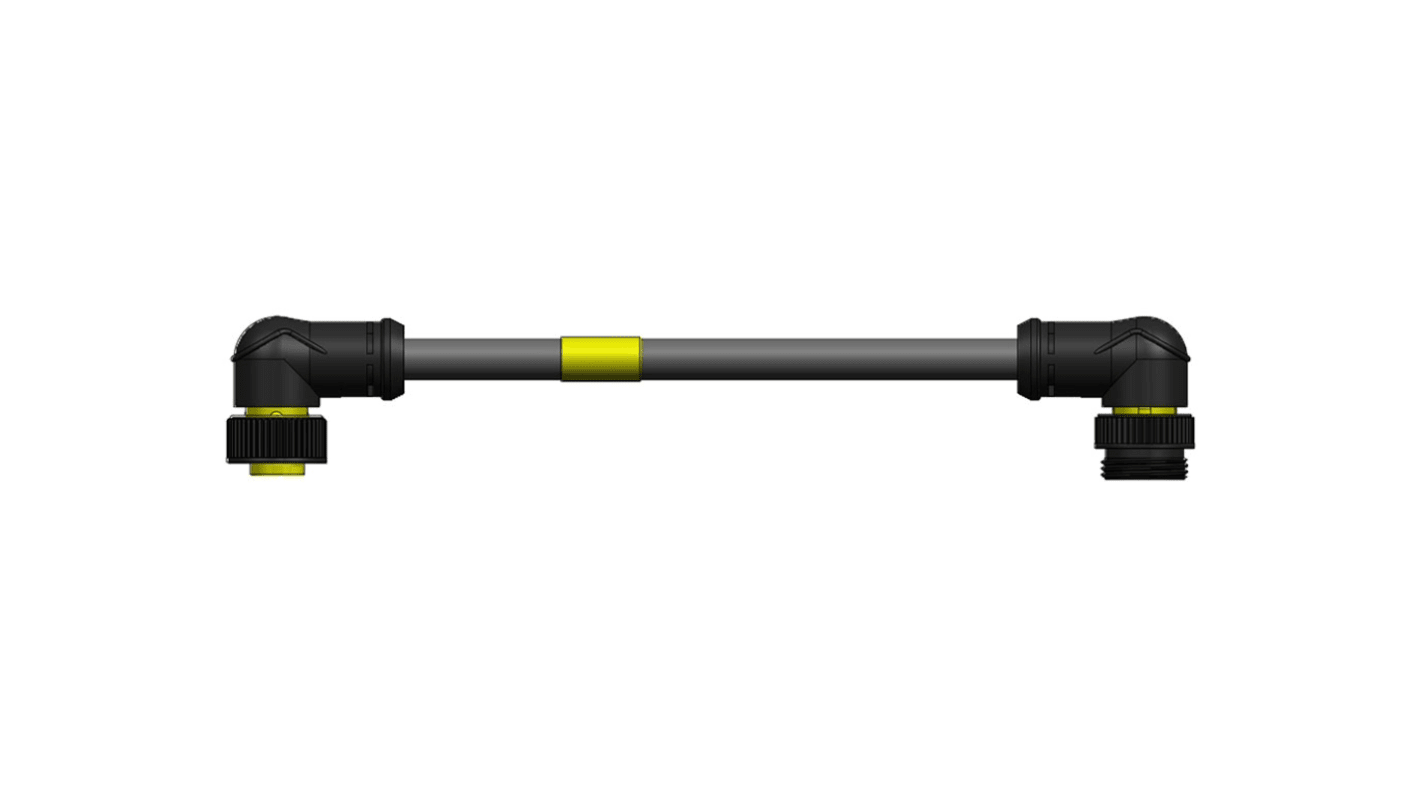 Cavo sensore/attuatore Brad from Molex 5 cond. Circolare da 7/8 poll. Femmina / Circolare da 7/8 poll. Maschio, L. 20m