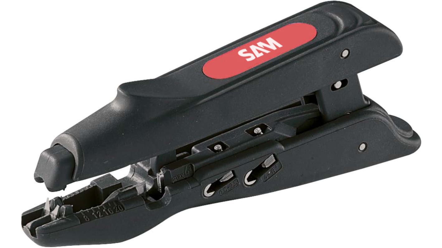 SAM 220-5 Series Wire Stripper, 0,5 mm² Min, 6 mm² Max, 135 mm Overall