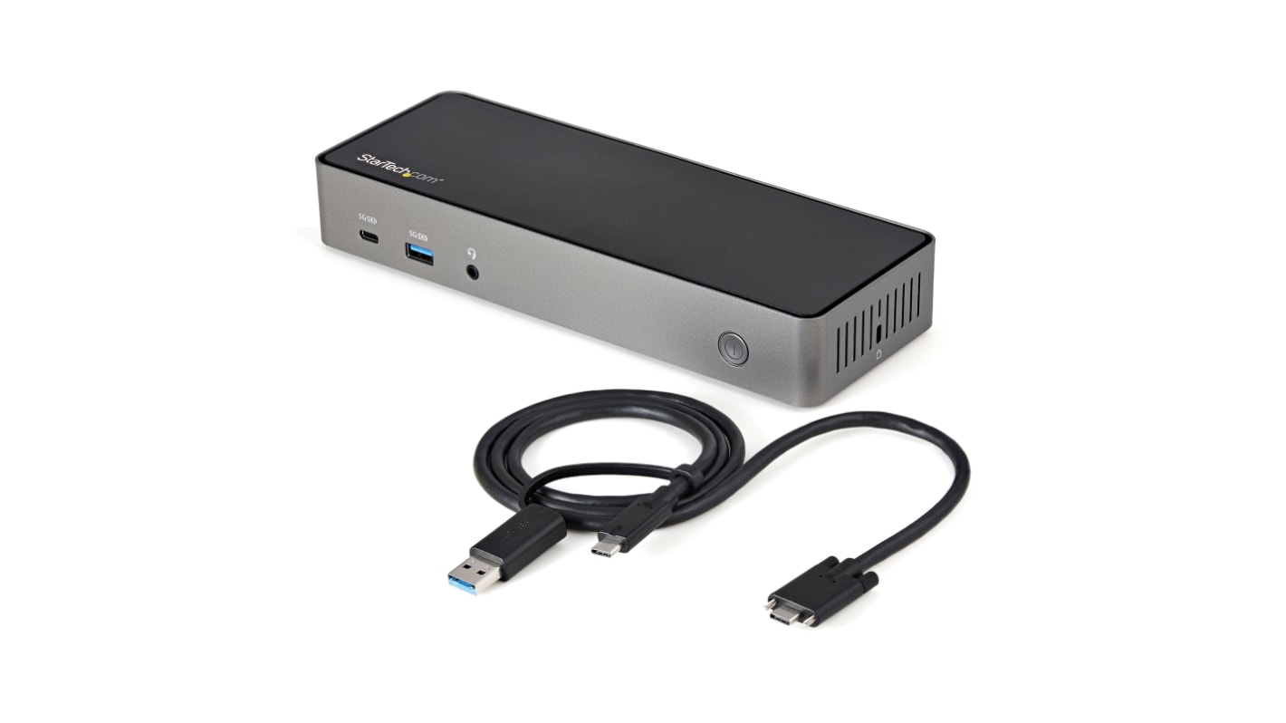 StarTech.com Docking-Station, USB-C, USB 3.1, mit DisplayPort, HDMI, 6 x USB Ports USB A, USB C-Anschl. 3 Displays