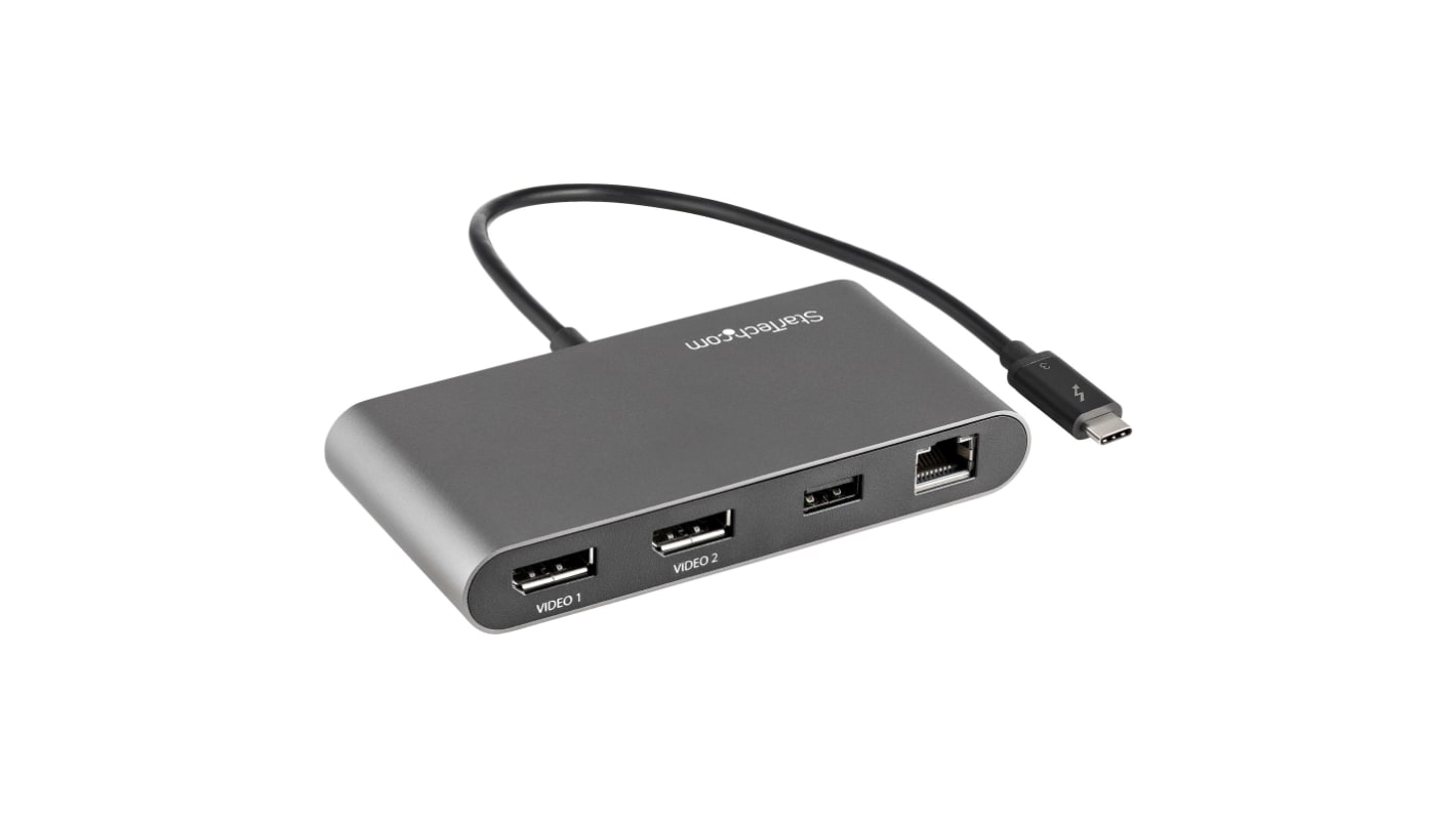 StarTech.com Dual Monitor 5K Thunderbolt 3 Docking Station with DisplayPort - 1 x USB ports, USB A, USB C