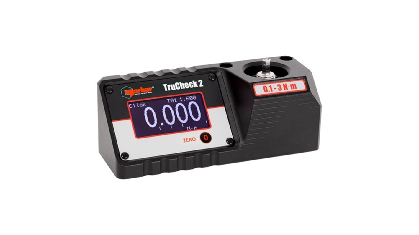 Norbar Torque Tools Digital Torque Tester, 0.1 → 3Nm, 1/4in Drive, ±1 % Accuracy, 0.001Nm Increment