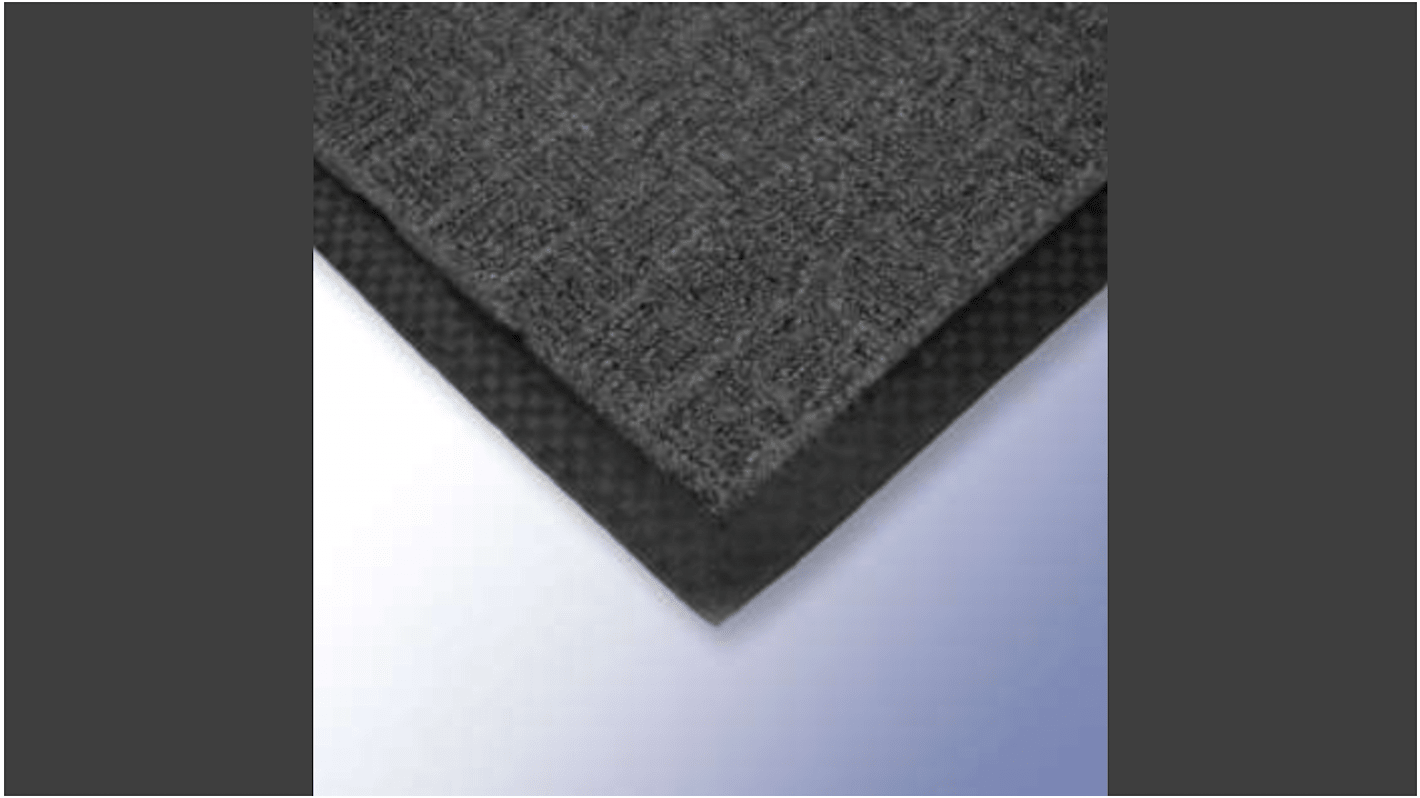RS PRO Anti-Slip, Entrance Mat, Carpet, Indoor Use, 400mm 0.6m 13mm