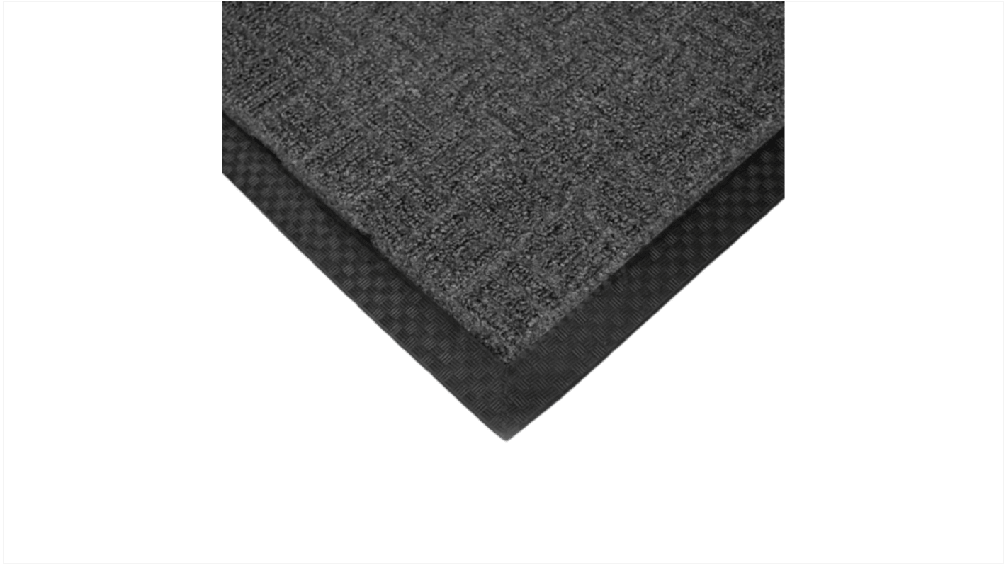 RS PRO Anti-Slip, Entrance Mat, Carpet, Indoor Use, 150mm 1.5m 13mm