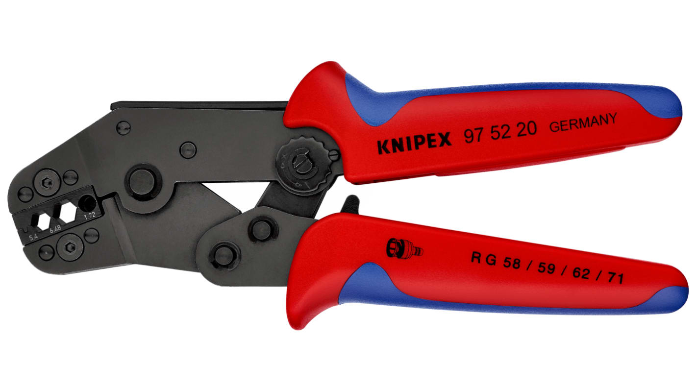 Knipex Crimping Tool, 195 mm Overall