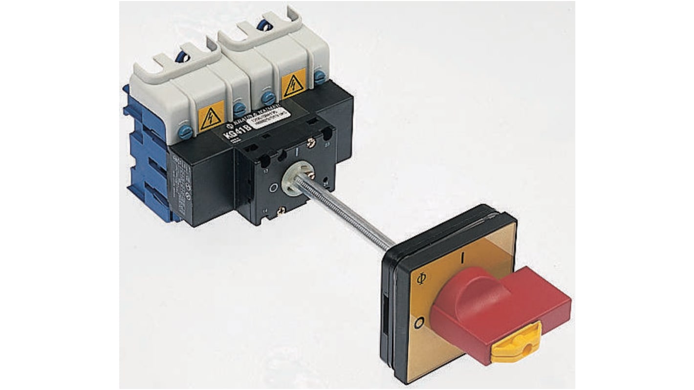 Interruttore di isolamento Kraus & Naimer KG20B.T206/GBA010.VE, 6P, 25A, 690V ca, IP65