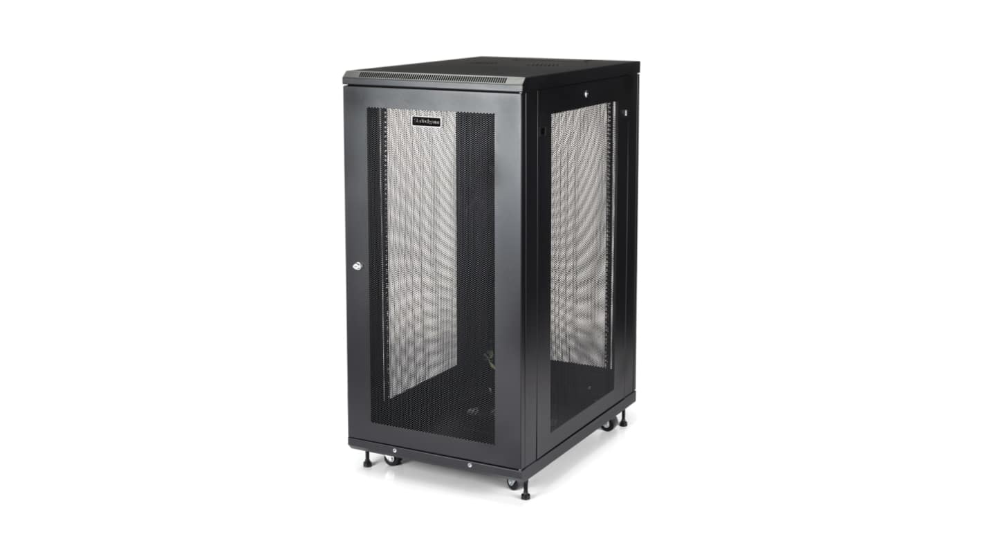 StarTech.com 24U-Rack Server Cabinet, Medium Cabinet, 852 x 1172 x 600mm