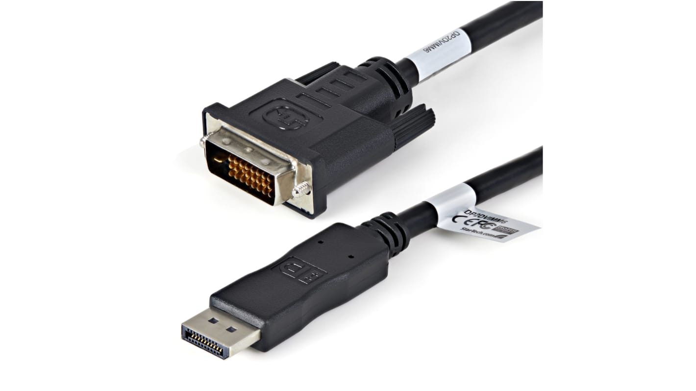 StarTech.com DVI Adapter, 1.8m Length - 1920 x 1200 Maximum Resolution