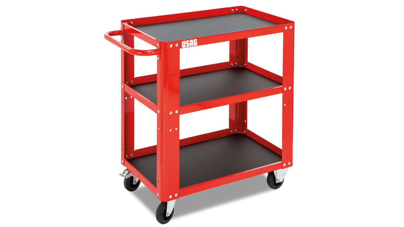 Armadietto mobile Usag serie 504 SR con ruote in ABS, 0 cassetti