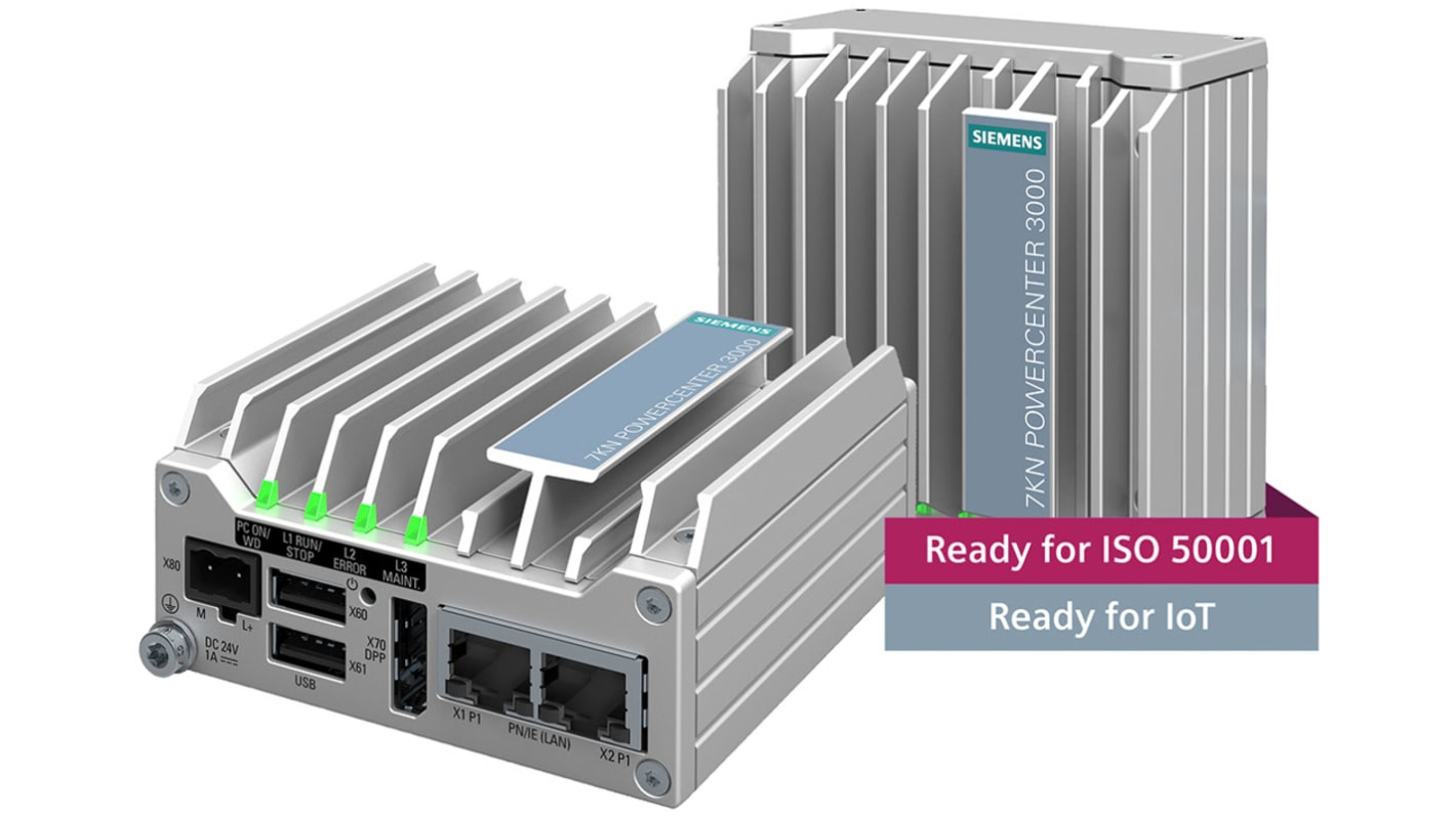 Powercenter 7KN Siemens 7KN Powercenter 3000 41 x 85 x 85 mm, RAM 2GB, compatibile Linux Metallo IP40