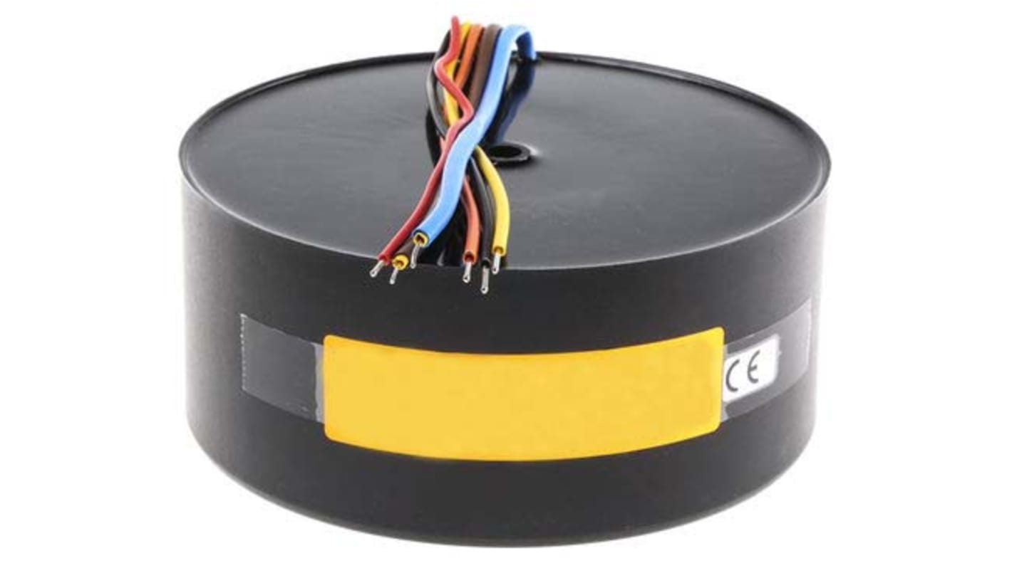 Nuvotem Talema 环形变压器, 500VA, 初级230V 交流, 次级2 x 25V 交流, 10A, 2输出, Φ136mm