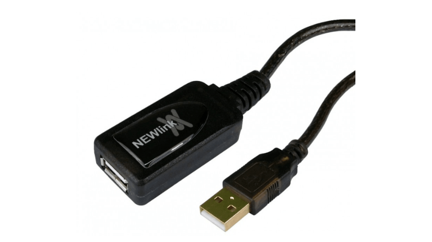 NewLink USB-Kabel, USBA / USBA, 15m USB 2.0