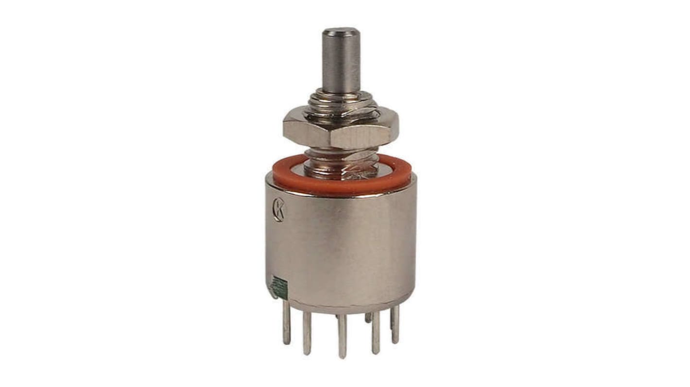 Elma MR50, 16 Position Rotary Selector Switch, 200 mA, PCB Pin