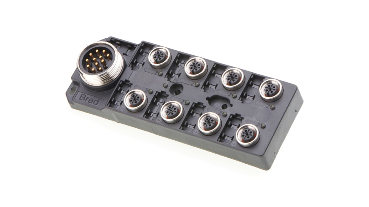 Brad from Molex 配電ユニット, 10 → 30V dc