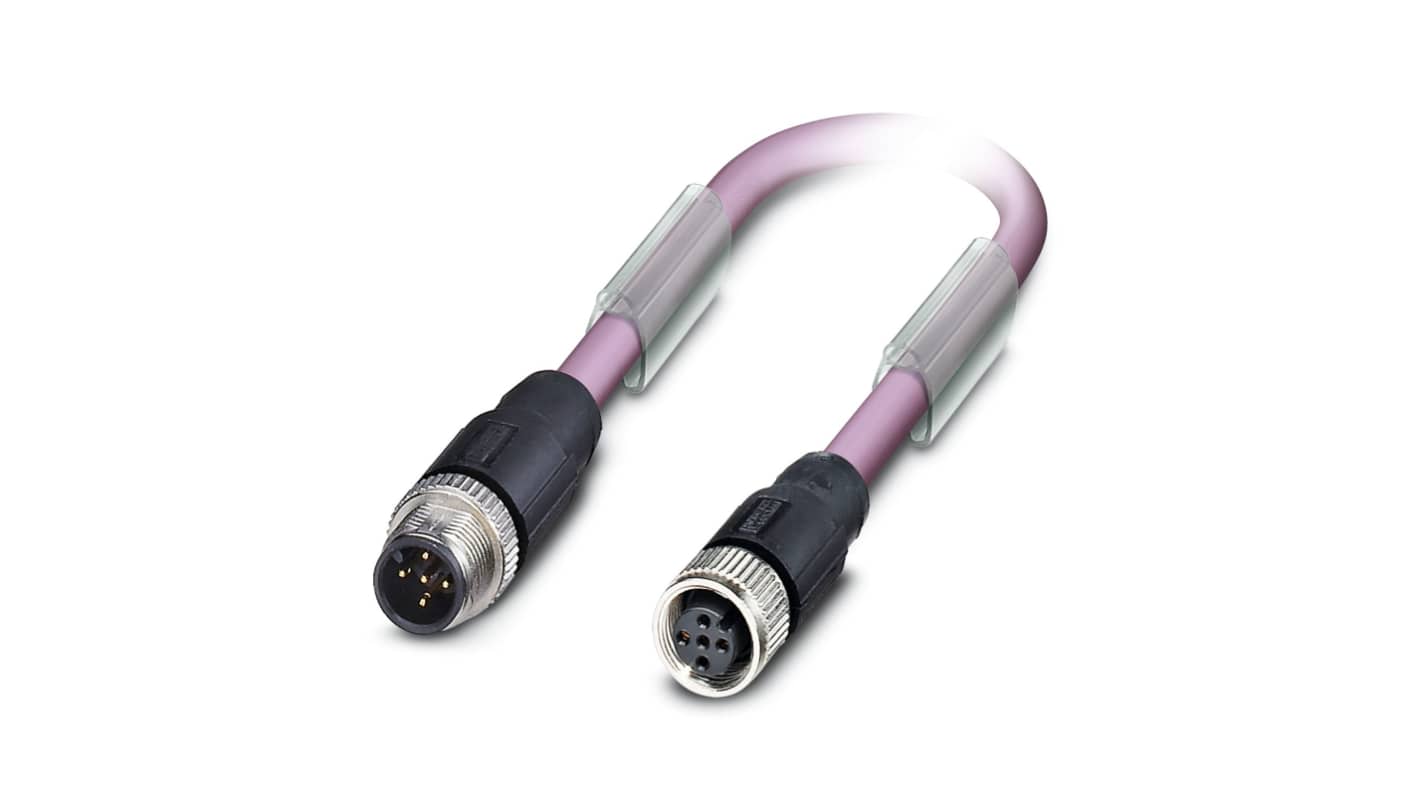 Kabel magistrali ze złączem Złącze M12 liczba rdzeni 2 długość 1.5m Rodzaj A Męskie Złącze B Złącze M12
