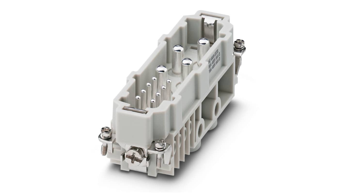 Phoenix Contact Heavy Duty Power Connector Insert, 80A, Female,  HC-K 4 Series, 4 Contacts