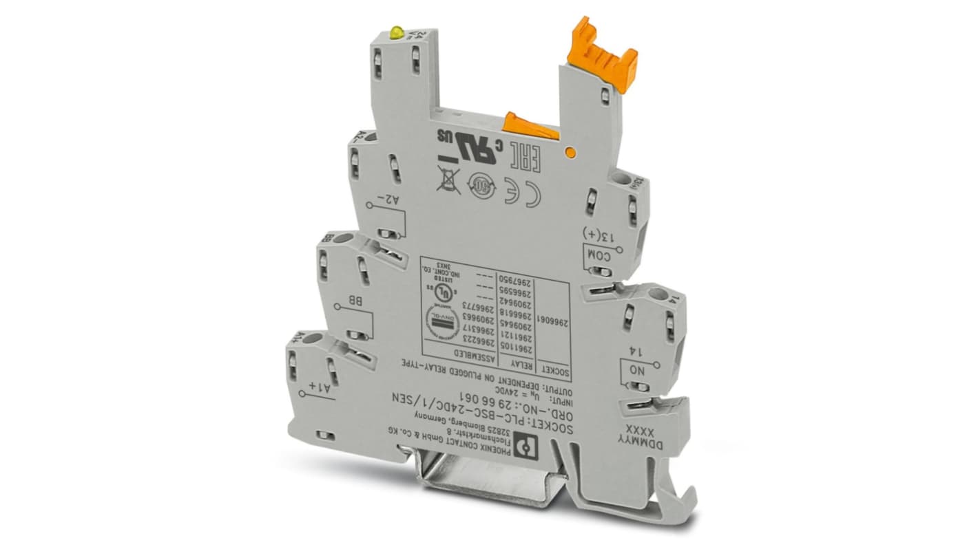 Módulo Phoenix Contact PLC-BSC- 24DC/ 1/SEN de 1 contacto