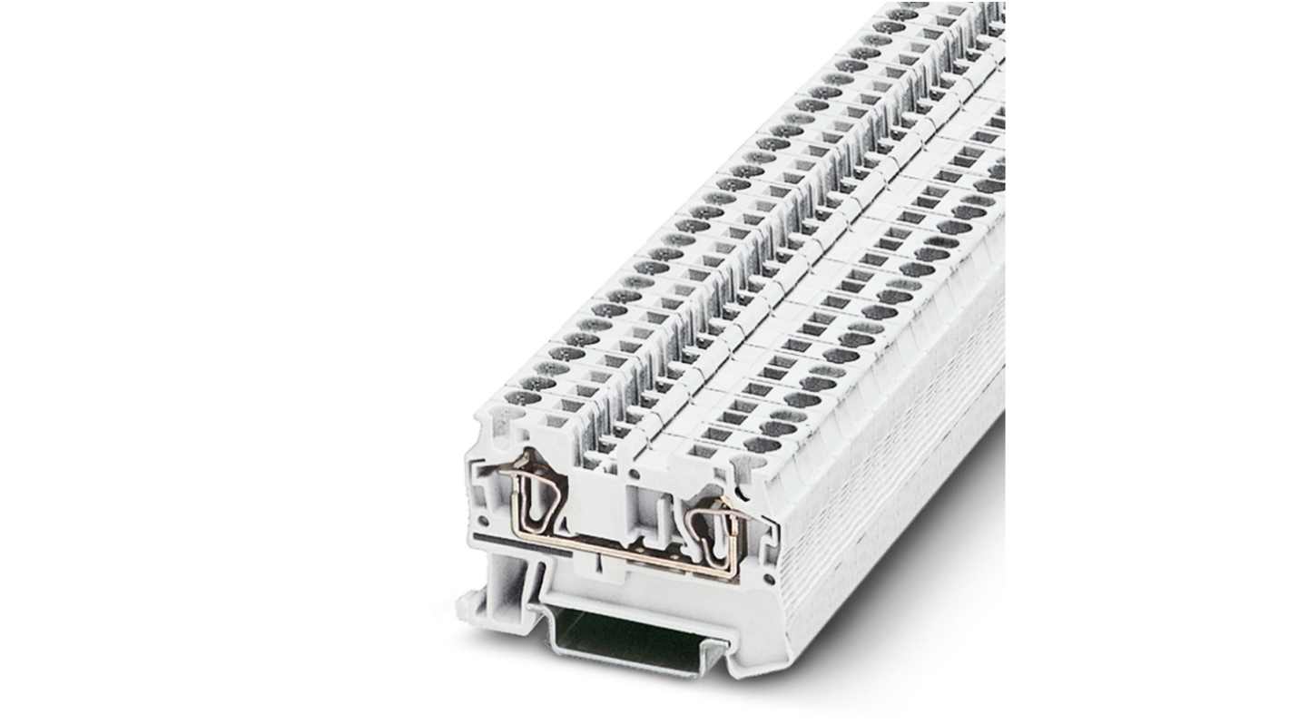 Phoenix Contact 3037177 ST 4 WH Series White, 0.08 → 6mm², ATEX, IECEx